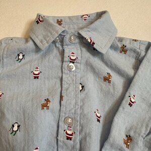 Boys Little Me Holiday One Piece Size 6 Months